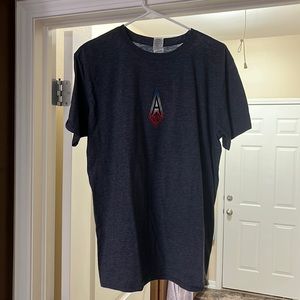 Men’s large cotton polyester American made surfboards T-shirt